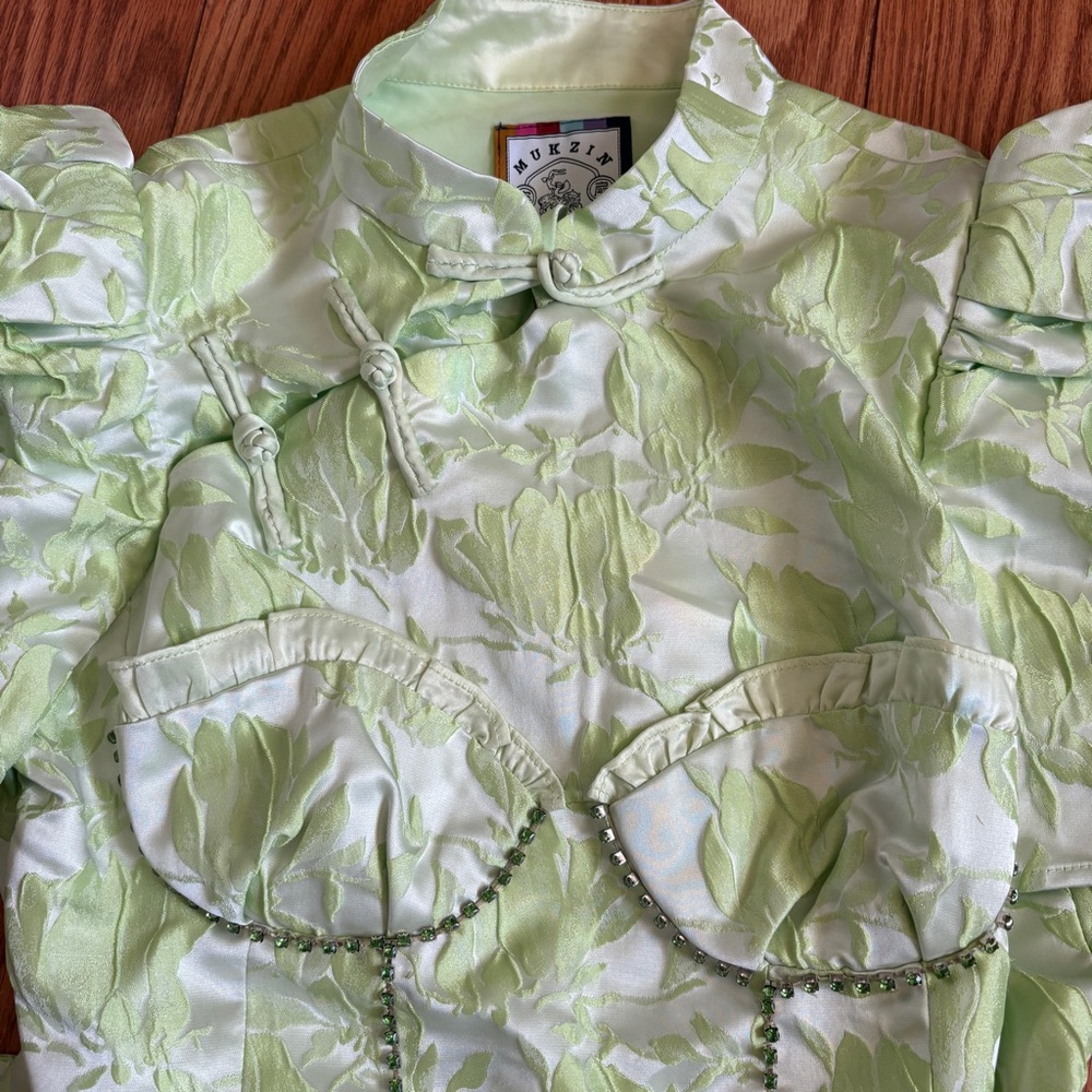 Green Muzkin Dress - Picture 5 of 5